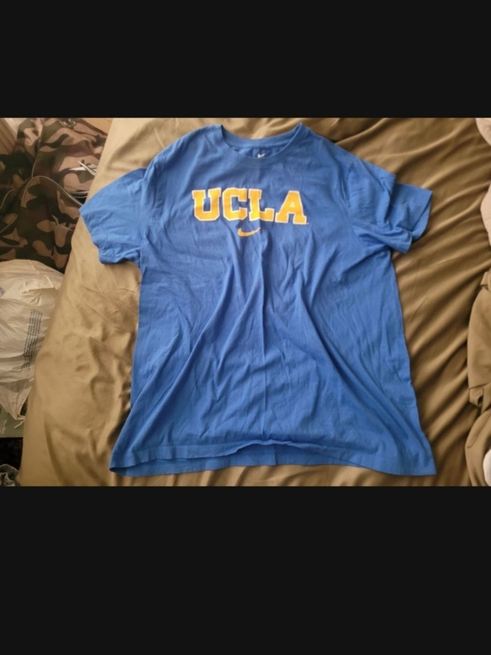 Brand-New Without Tags Nike UCLA Short-Sleeve T-Shirt 100% Cotton Size XL